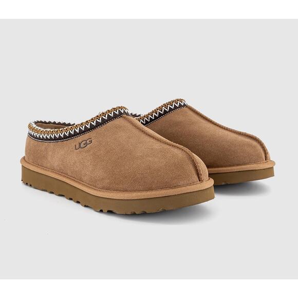 UGG Shoes - NEW UGG Women Tasman Suede Comfort Lightweight Slip On Slippers Size 10 Chestnut